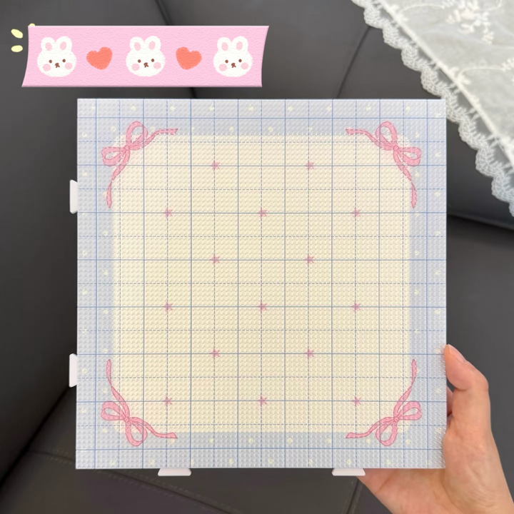 Girlhood Series 78-Peg Perler Bead Board - Original Design, Matte Finish, 2mm Extended Pegs, Heat-Resistant, for 2.6mm Beads