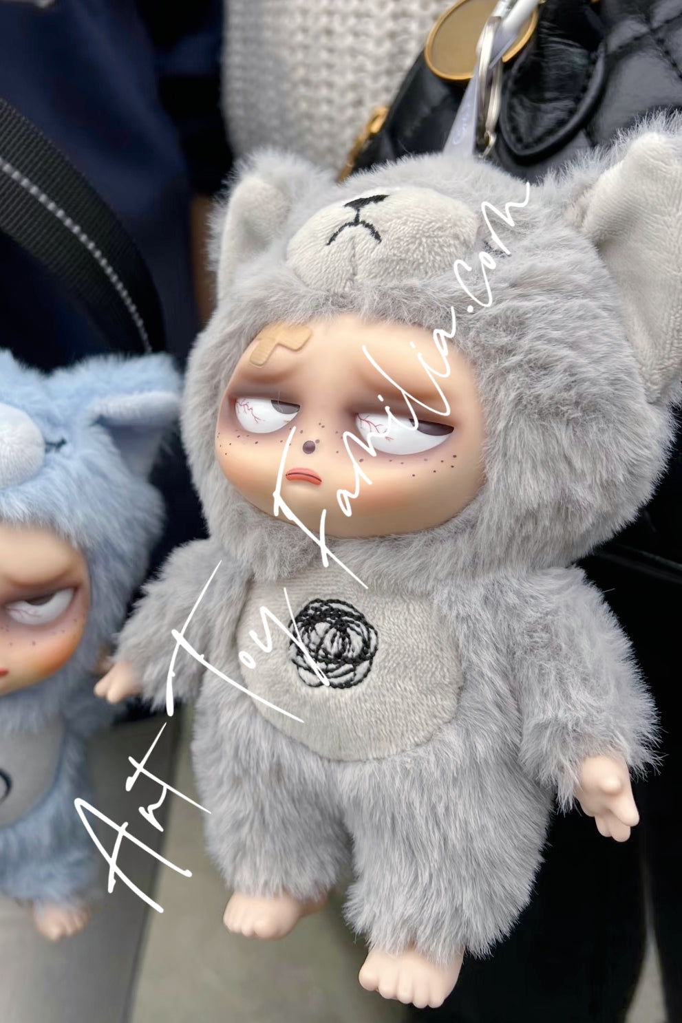 Sleepless Grumpipi グランピピ 新品 失眠暴走 シークレット Grumpipi Sleepless Grumpipi Series Vinyl Plush Doll - 失眠暴走娃毛