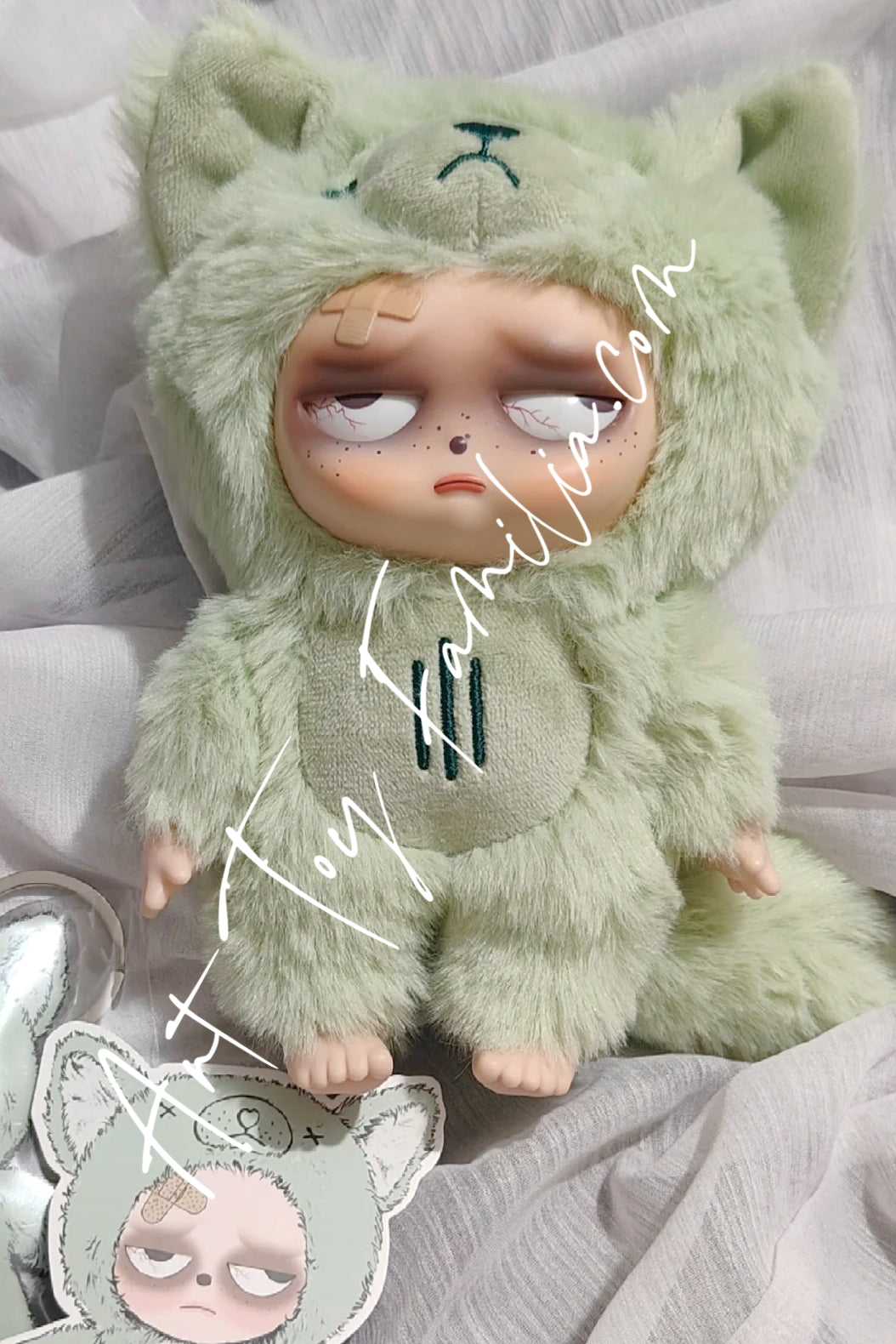 Grumpipi Sleepless Grumpipi Series Vinyl Plush Doll - 失眠暴走娃毛