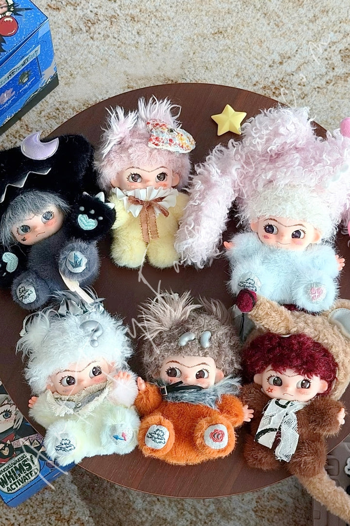 Here Wakuku Whimsy Activated Series Plush Pendant Blind Box Sealed Full Set