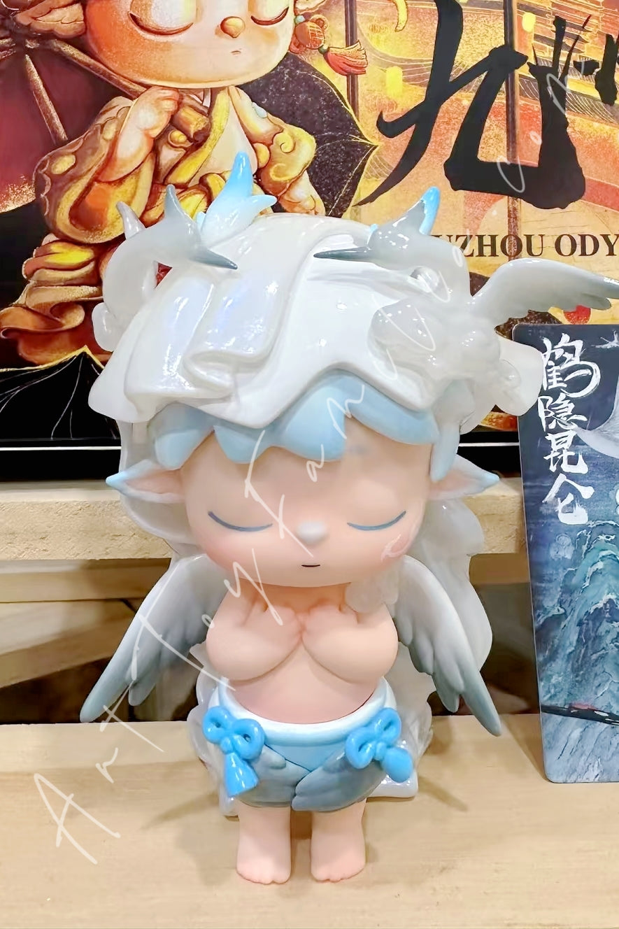 Heyone Mimi Jiuzhou Odyssey Series Blind Box Crane Hermit in Kunlun