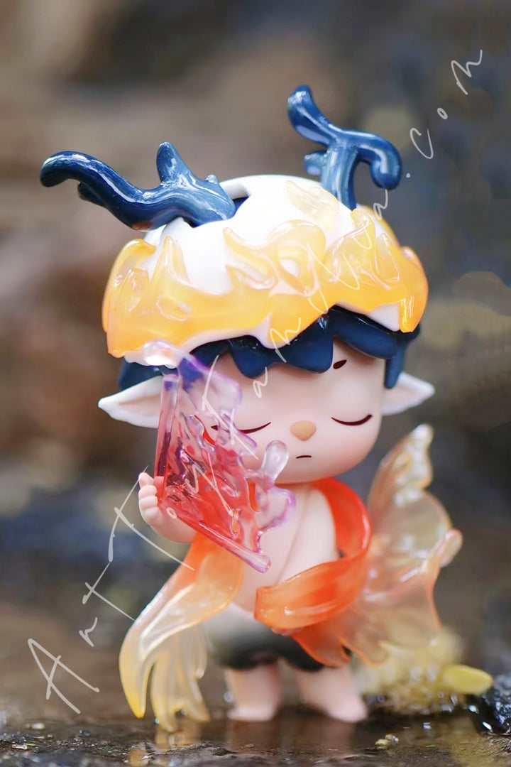 Heyone Mimi Mtyh Mountain and Sea Gods Series Blind Box Fire God Zhurong