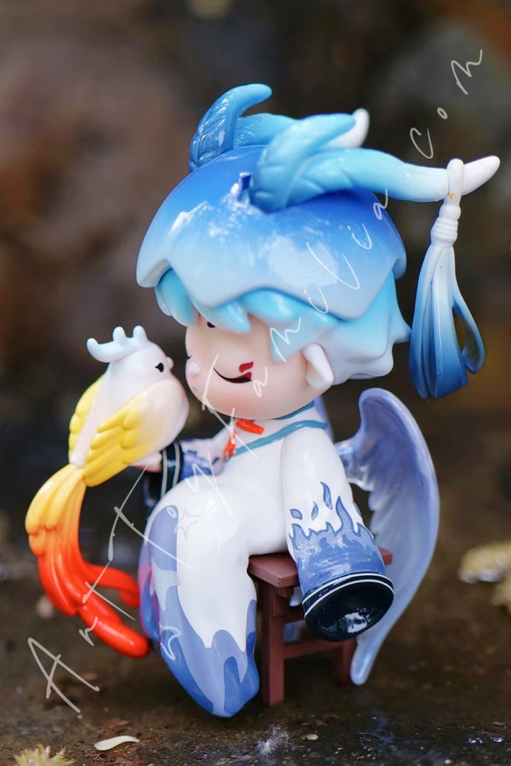 Heyone Mimi Mtyh Mountain and Sea Gods Series Blind Box Inseparable King Bird