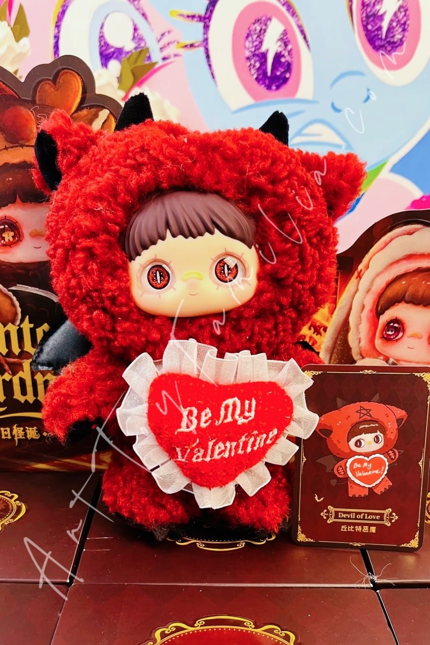 【公式品】TOPTOY maymei クリスマス　ウインター　デビル　悪魔 TOP TOY Maymei Winter Weirdness Series – Art Toy Familia