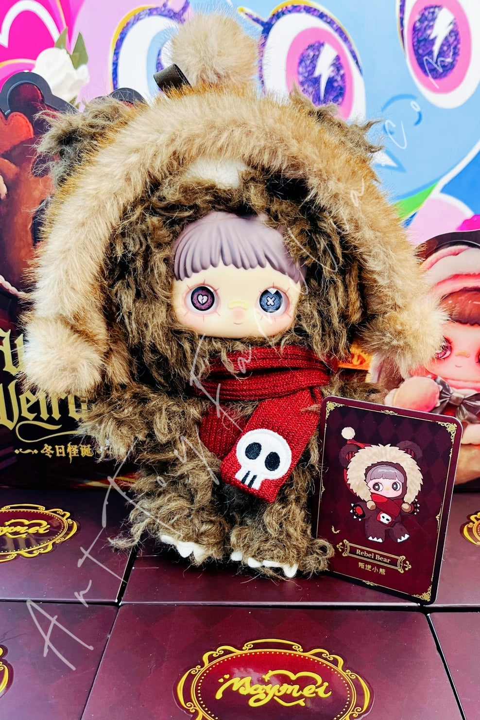 Hi Toy Maymei Winter Weirdness Series Rebel Bear