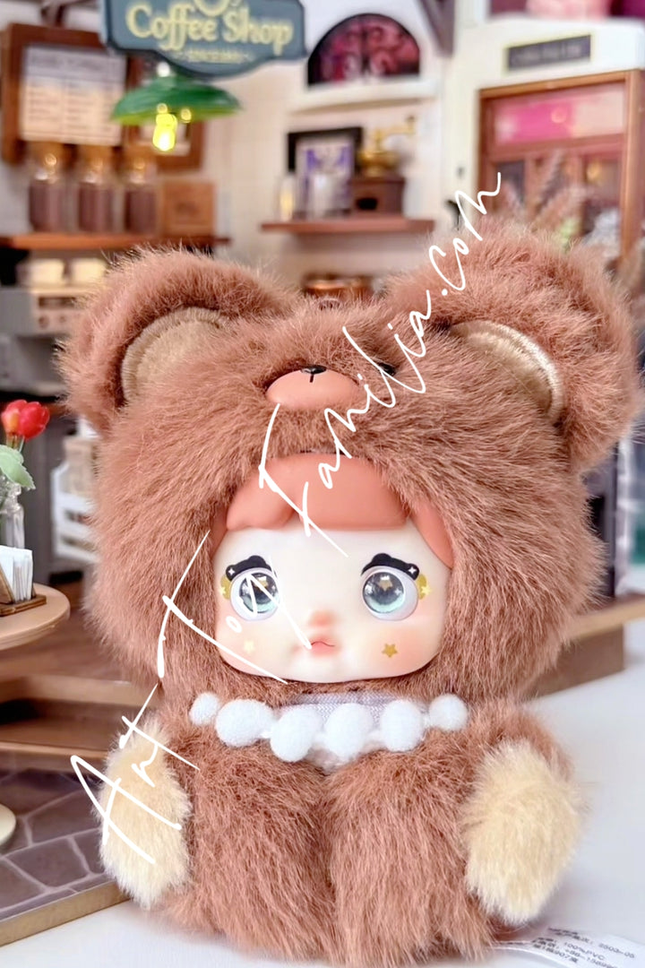 Hi Toy Nommi Baby Series Plush Doll Mocha Baby