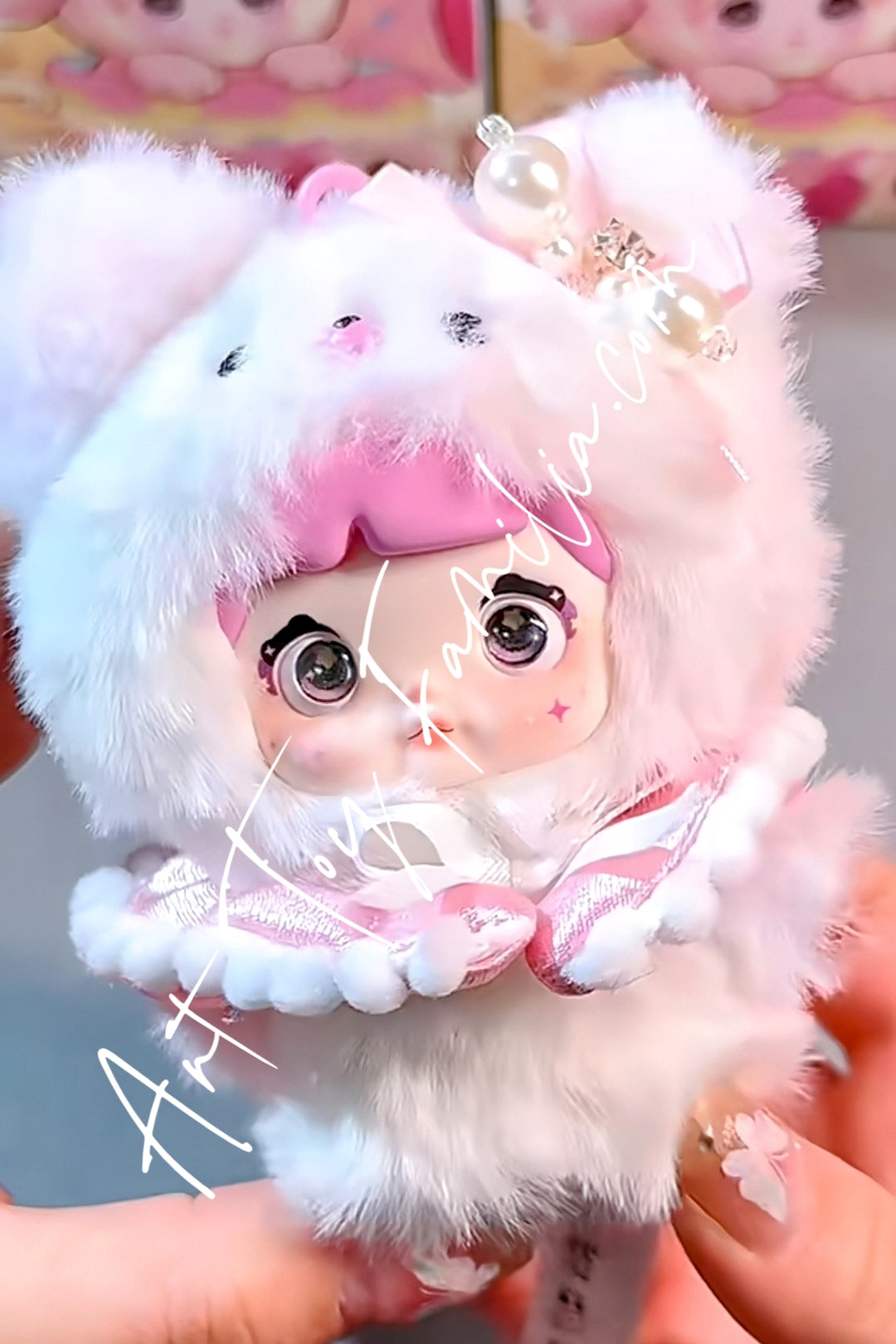 Hi Toy Nommi Baby Series Plush Doll Peach Babe(Secret)