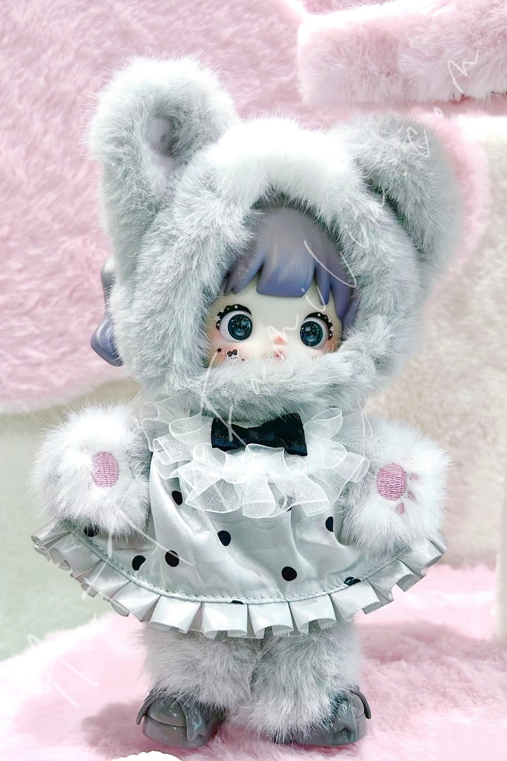 Hi Toy Nommi Forest Kingdom Series BJD Plush Curly Tail Kitty