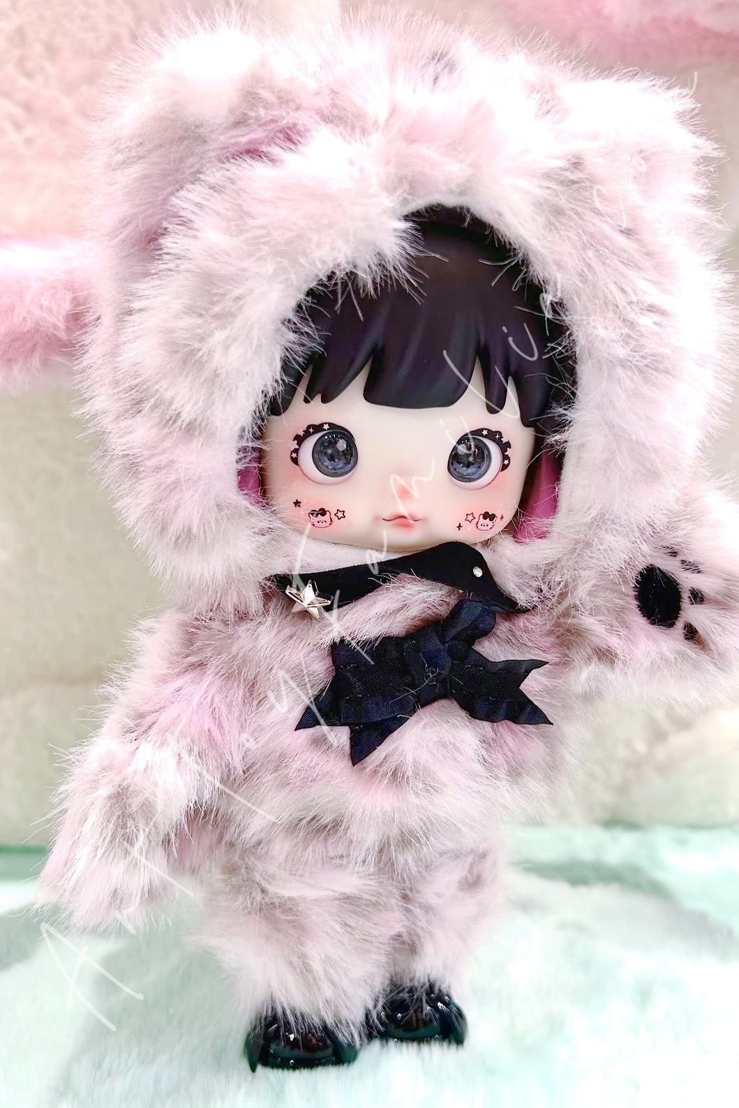 Hi Toy Nommi Forest Kingdom Series BJD Plush Pink-ink Leopard