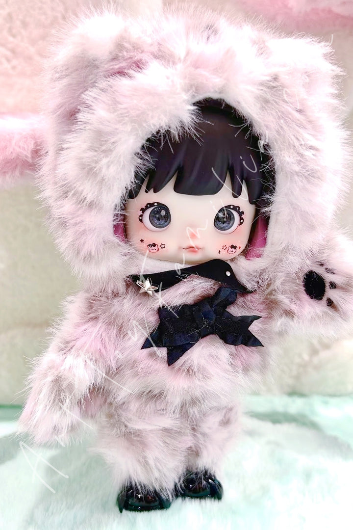 Hi Toy Nommi Forest Kingdom Series BJD Plush Pink-ink Leopard