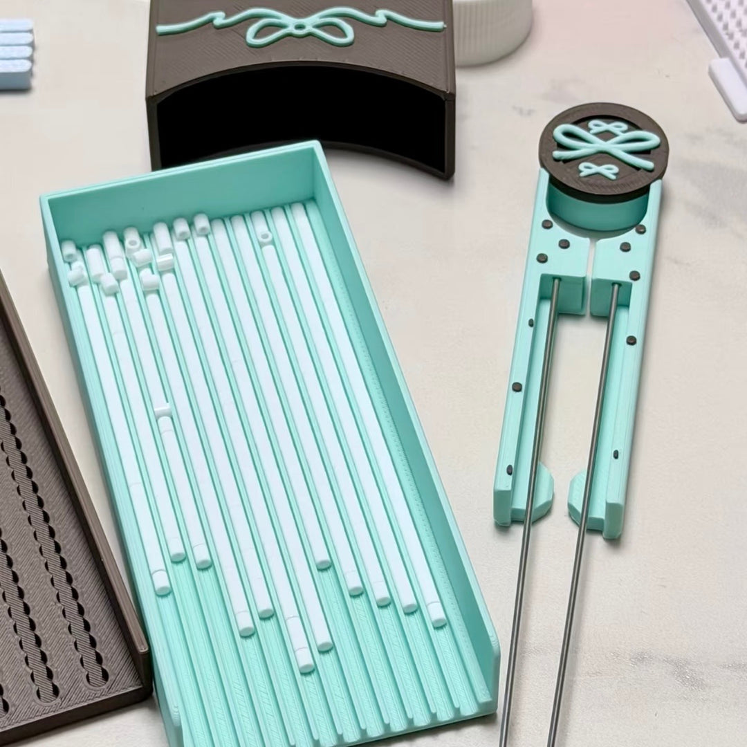 High-Aesthetic Polka-Dot Perler Beads Pen + 2 Bead Shovels – Original Pattern, Easy for Beginners