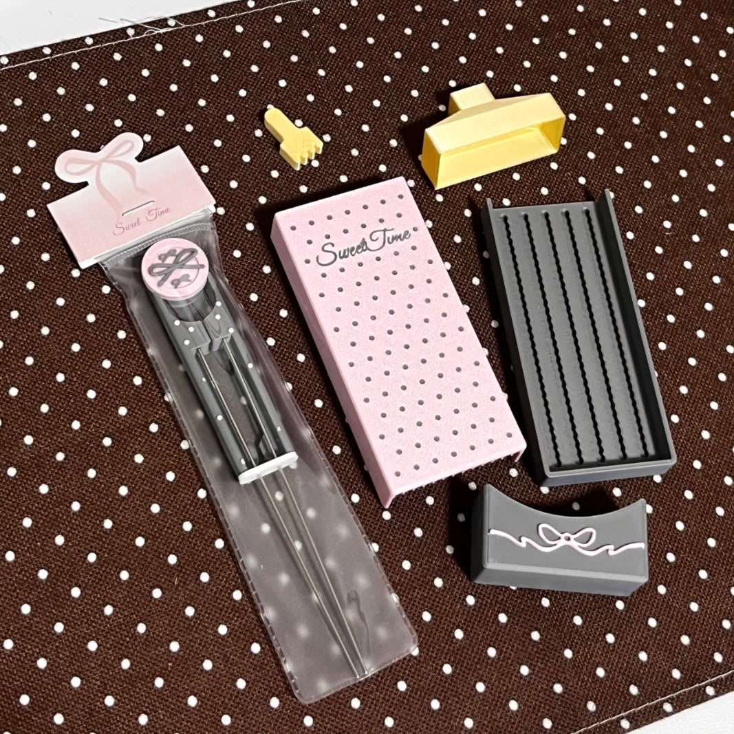 High-Aesthetic Polka-Dot Perler Beads Pen + 2 Bead Shovels – Original Pattern, Easy for Beginners