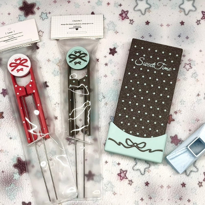 High-Aesthetic Polka-Dot Perler Beads Pen + 2 Bead Shovels – Original Pattern, Easy for Beginners