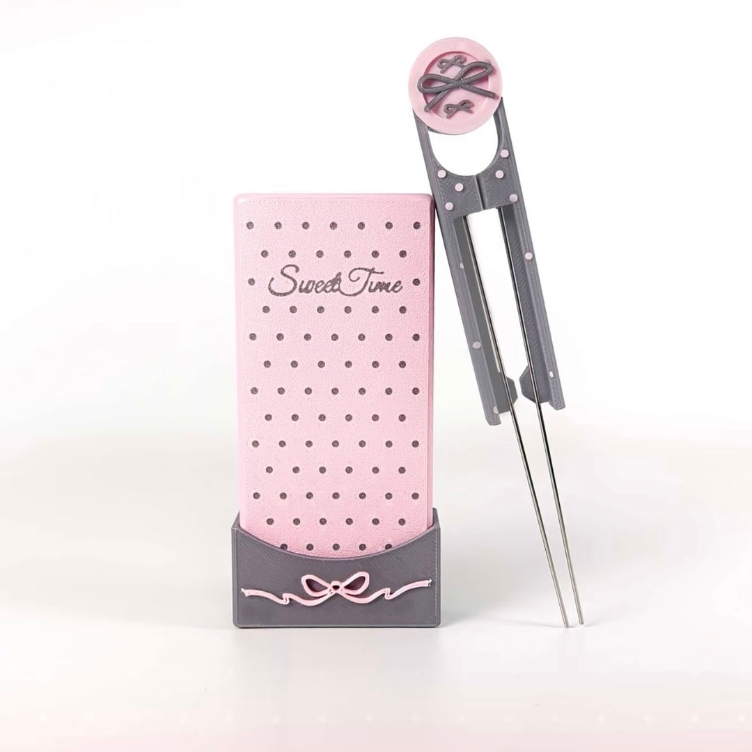 High-Aesthetic Polka-Dot Perler Beads Pen + 2 Bead Shovels – Original Pattern, Easy for Beginners