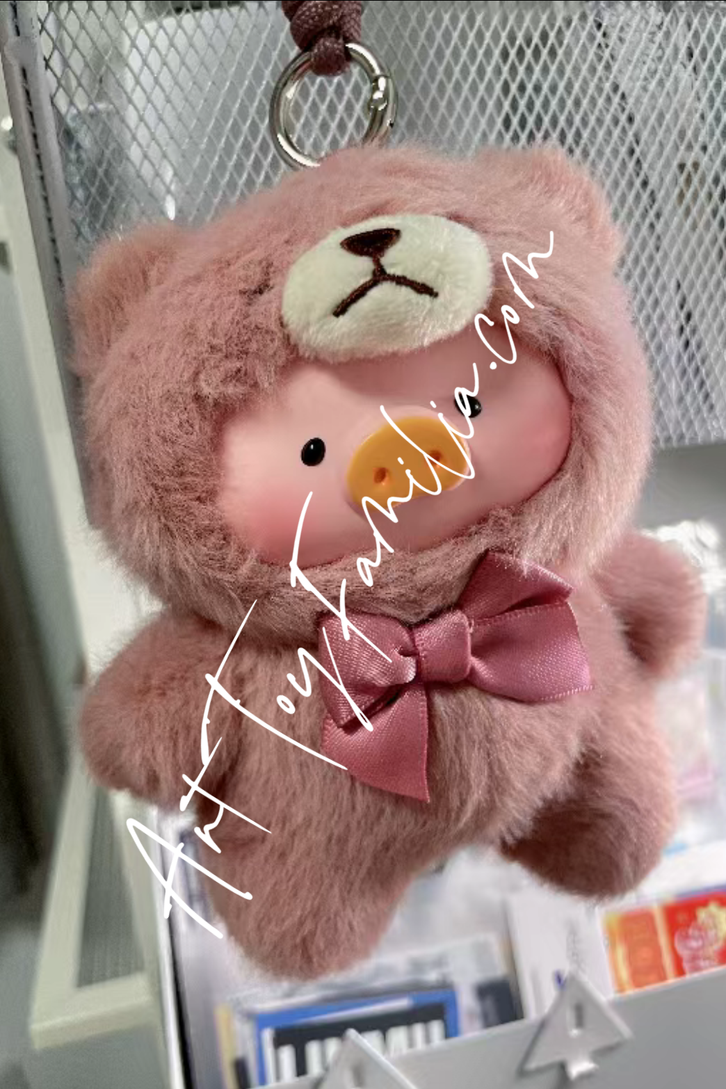 Lulu The Piggy Teddy Lulu Vinyl Plush Blind Box - 露露罐头猪 复古泰迪玩具店搪胶毛绒挂件系列