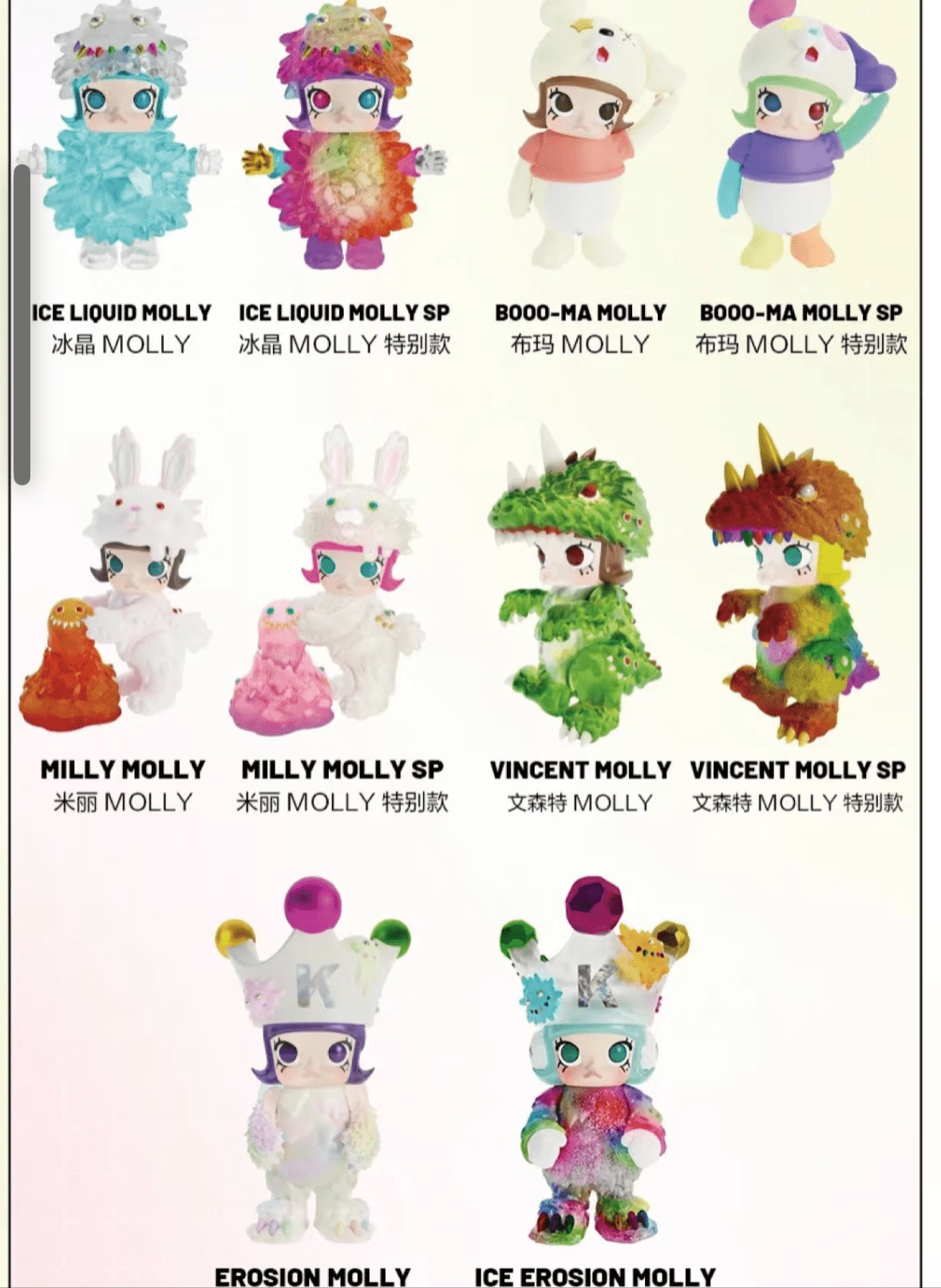 POP MART Molly x Instinctoy Erosion Series – Art Toy Familia POP MART Molly x Instinctoy Erosion Series – Art Toy Familia
