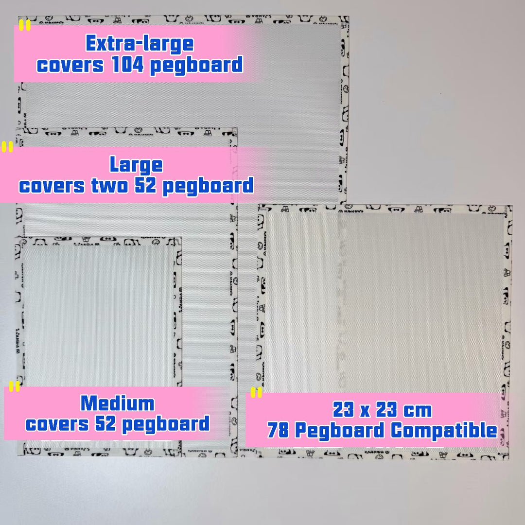 EasyFuse - EasyFuse Ironing Paper for Perler Beads (Heat - resistant, reusable & newbie - approved) - B007 Medium 3 - Pack (20×15cm)