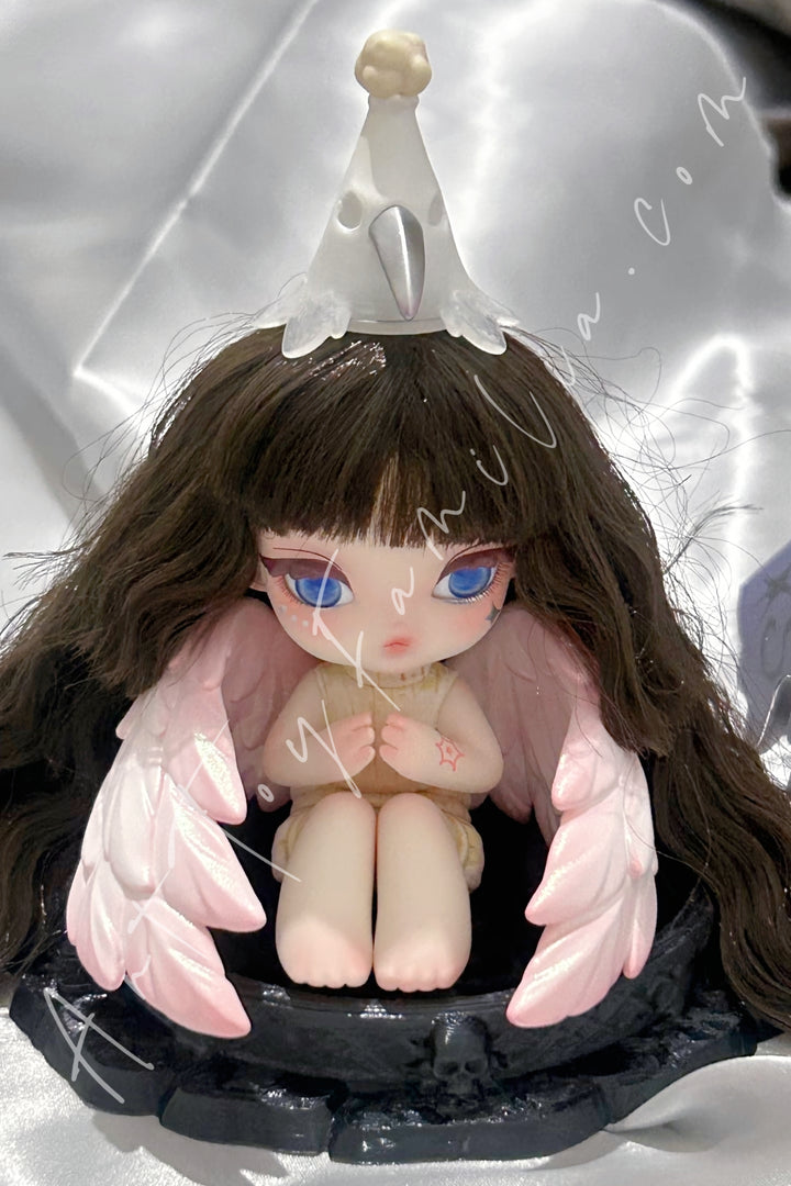 JoToys Shadure Twin Souls Series Plush Blind Box Ivory Crow (Secret)