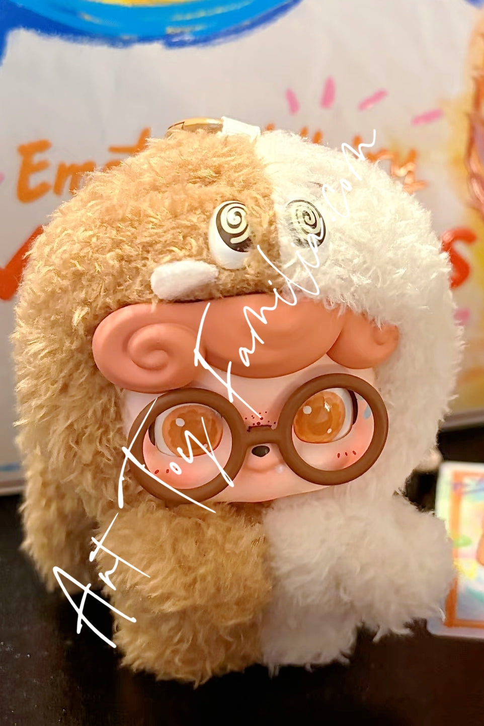 Jotoys Q.Kids Emotional Hairy Monsters Series Curiosity