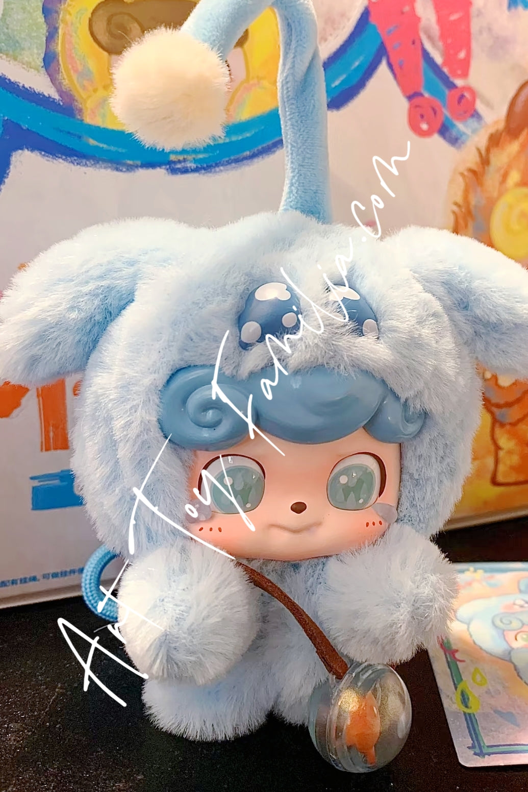 Jotoys Q.Kids Emotional Hairy Monsters Series Sadness
