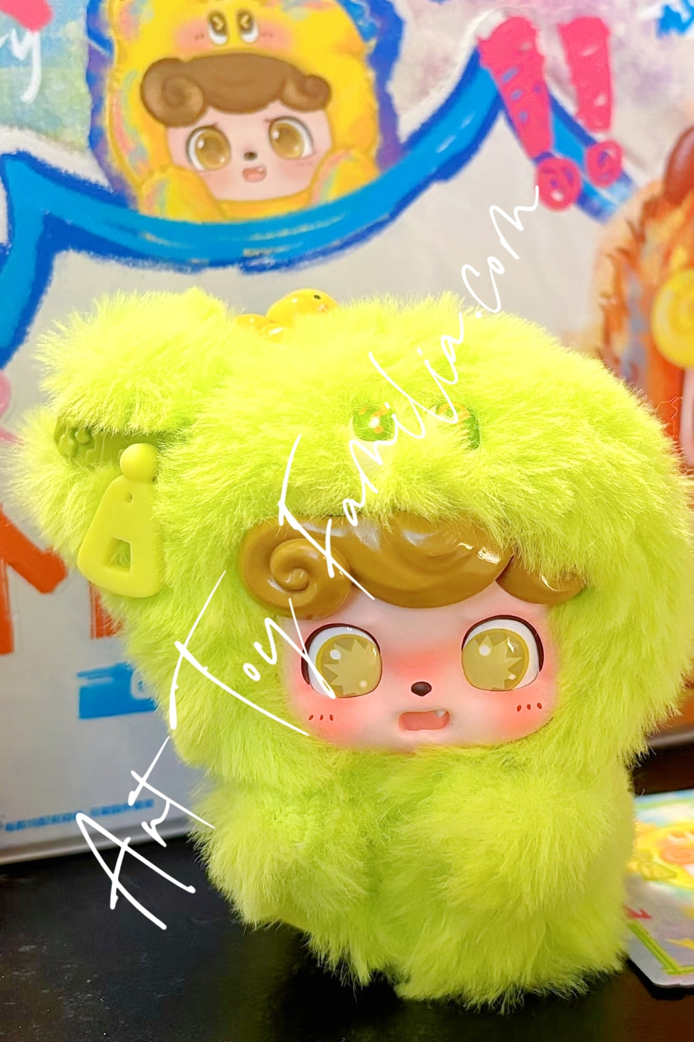 Jotoys Q.Kids Emotional Hairy Monsters Series Social Phobia