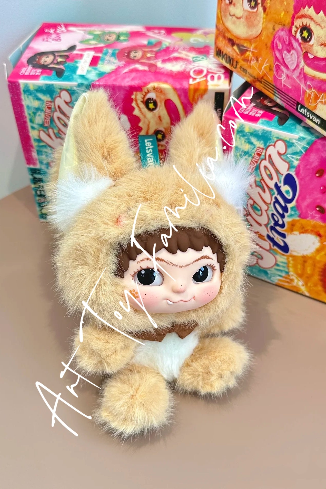 Wakuku Fox & Bunny Trick Or Treat Series Plush Doll - 狐狐兔兔捣蛋