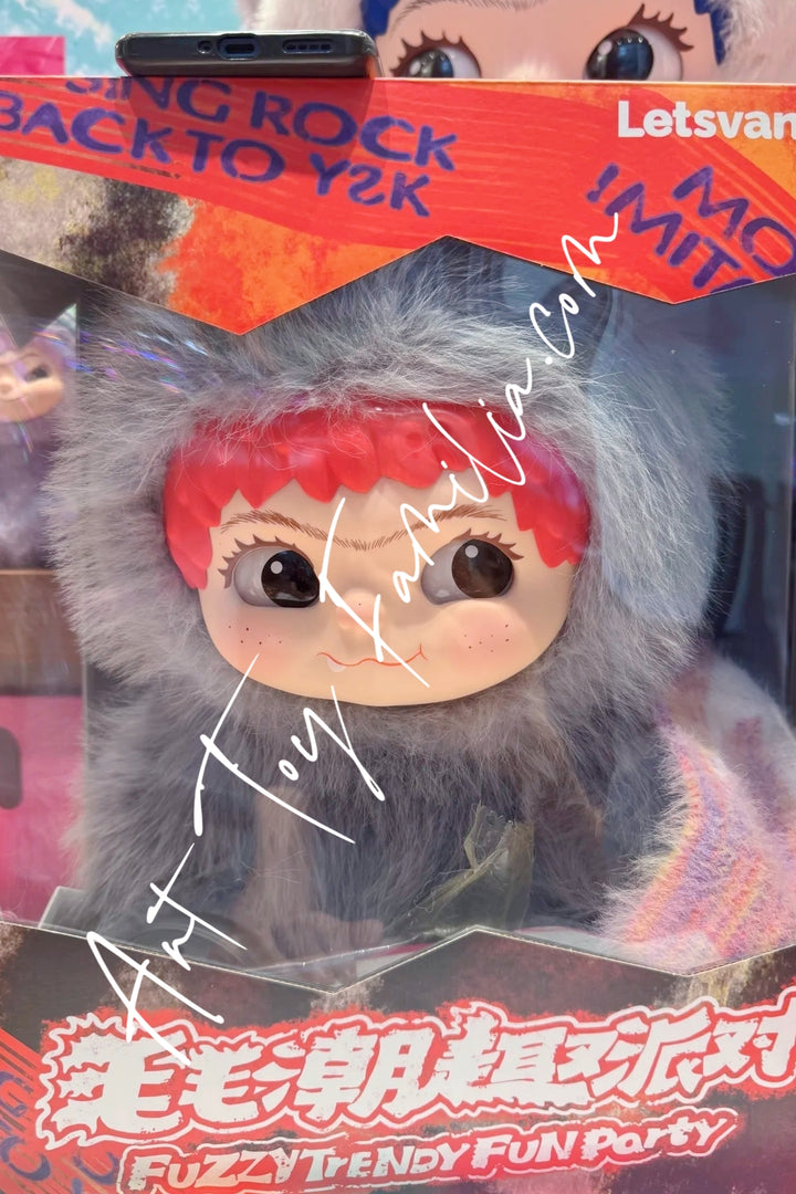 Letsvan Wakuku Fuzzy Trendy Fun Party Series Plush Doll XXL Become Rebel