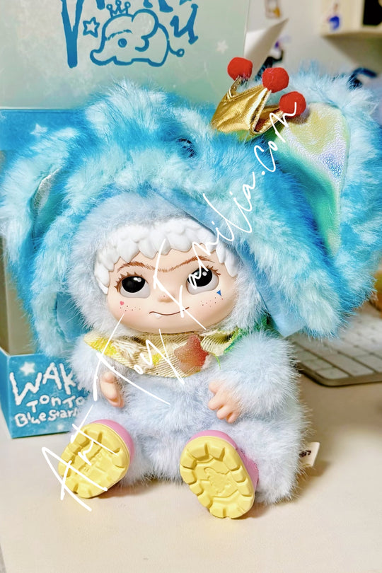 Wakuku Ton Ton Blue Starlight Plush main image 1