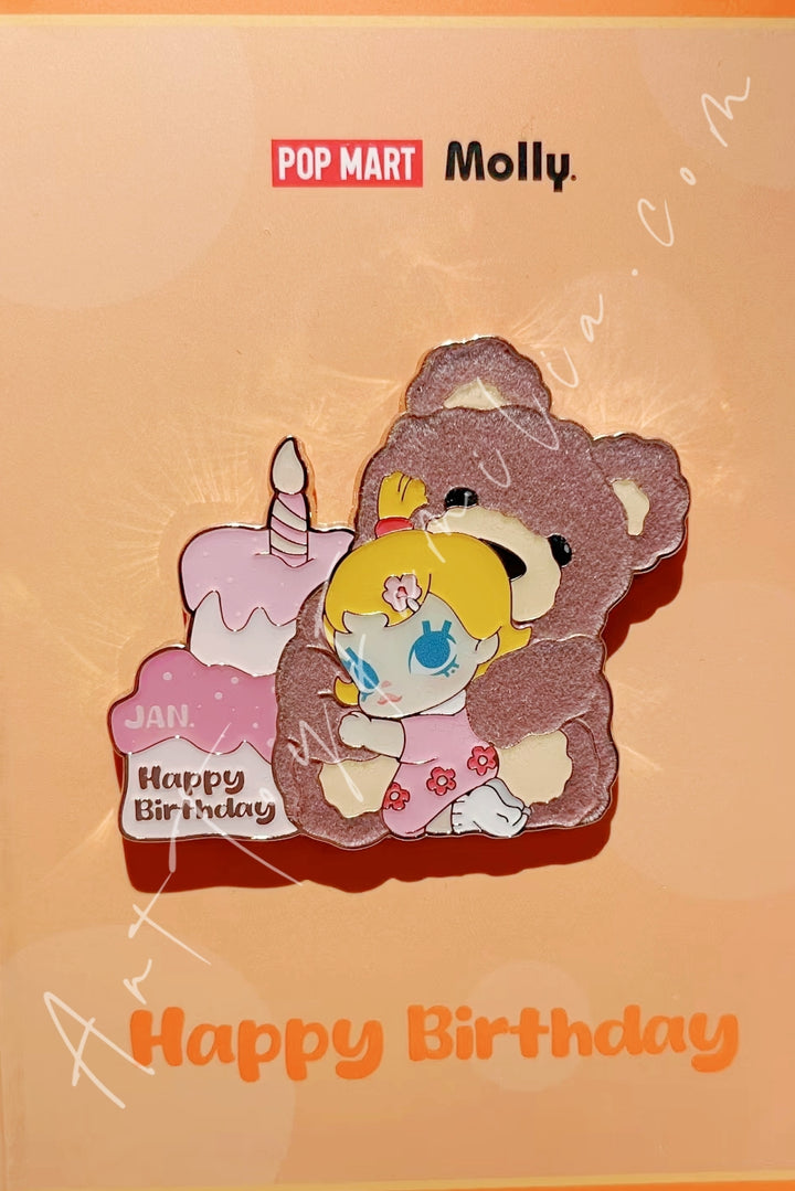 Popmart Birthday Badge 2025 - 泡泡玛特2025会员生日月徽章