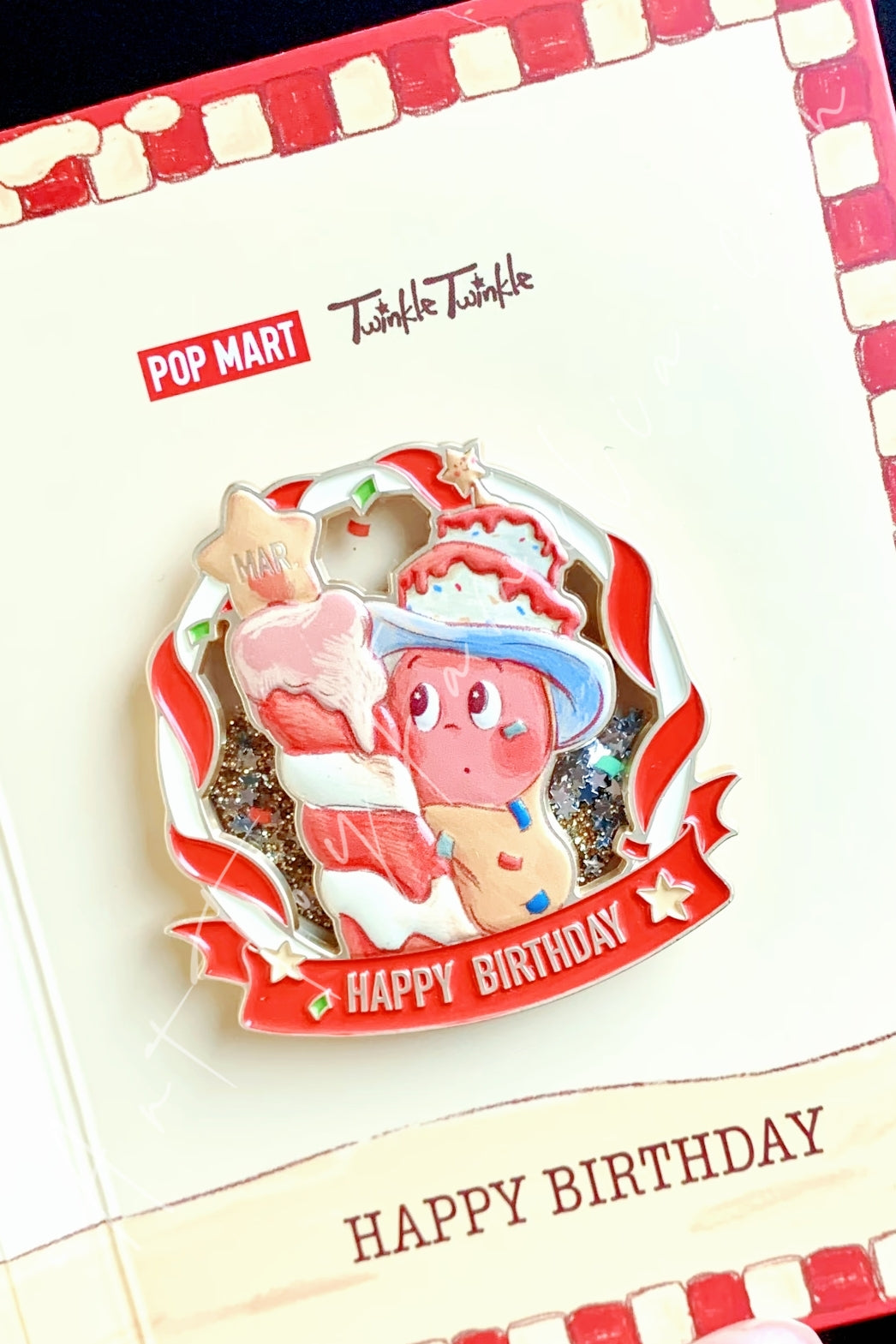 Popmart Birthday Badge 2025 - 泡泡玛特2025会员生日月徽章