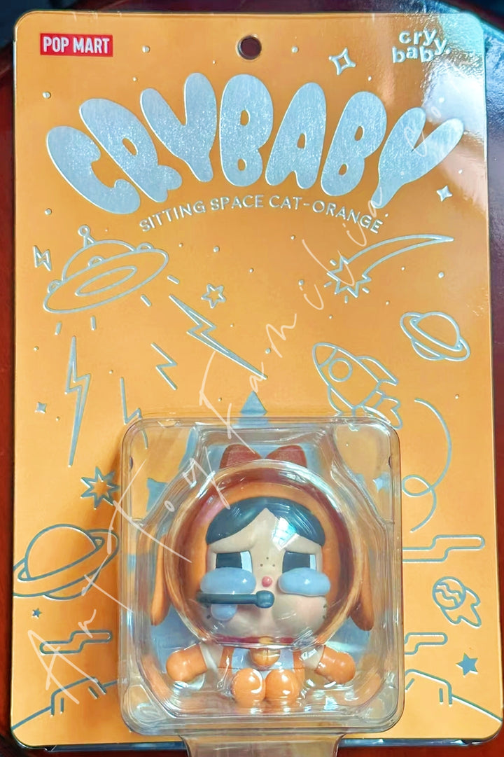 Crybaby Sitting Space Cat-Orange - 宇航猫-橘色