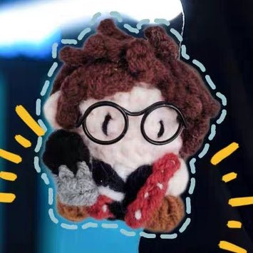 Art Toy Familia - Cortis Martin Seonghyeon Keonho Juhoon James Inspired Handmade Crochet Doll, Kpop Chibi Amigurumi Doll Keychain Gift, C008 MBC Style Martin