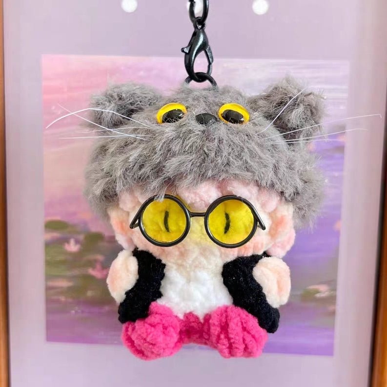Bigbang G-Dragon Crochet Doll Keychain, Kpop Handmade Chibi
