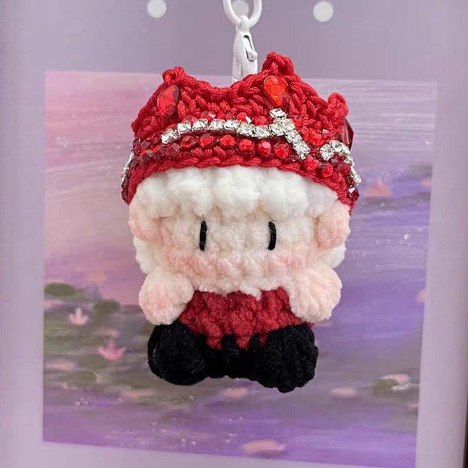Bigbang G-Dragon Crochet Doll Keychain, Kpop Handmade Chibi