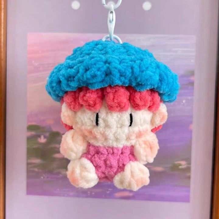 Art Toy Familia - Bigbang G - Dragon Crochet Doll Keychain, Kpop Handmade Chibi Amigurumi Doll Gift, C010 Baseball Cap