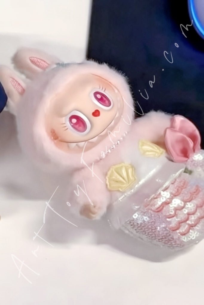 POP MART - The Monsters Flying Labubu Series Mermaid Vinyl Plush Figurine