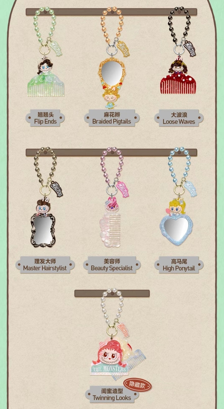 The Monsters Labubu Hair Salon Series Pendant