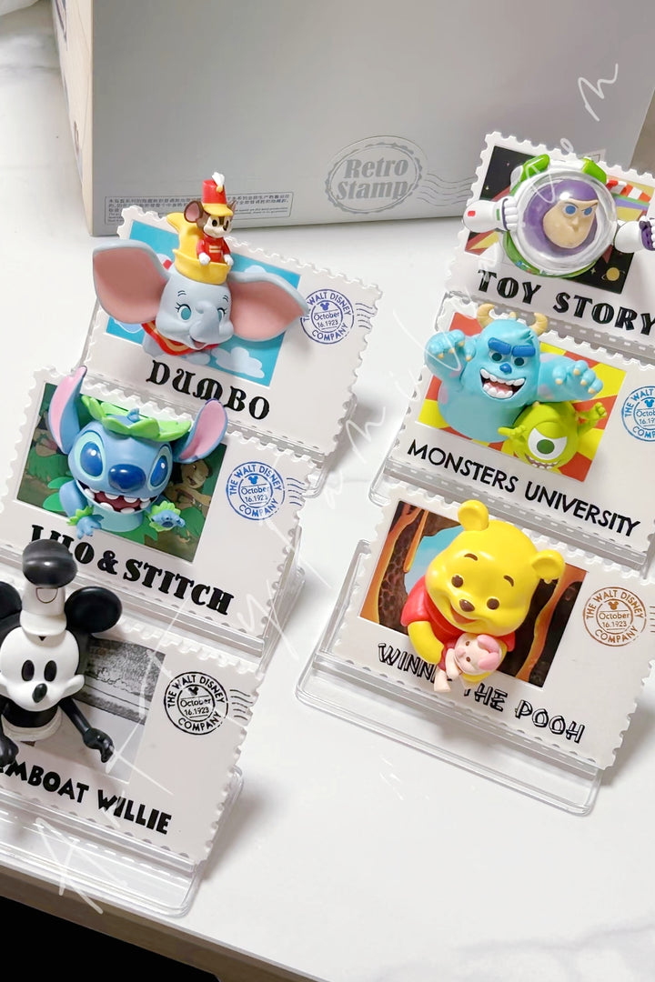 Miniso Disney 100th Anniversary Vintage Stamp Series Sealed Full Set