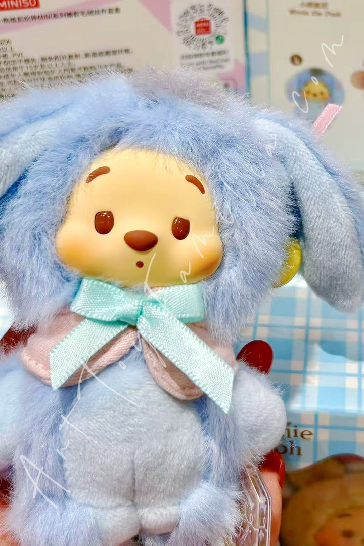 Miniso Disney Winnie The Pooh Friends MINI Series Vinyl Plush Charm Blind Box Eeyore