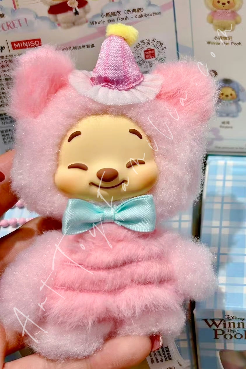 Miniso Disney Winnie The Pooh Friends MINI Series Vinyl Plush Charm Blind Box Piglet