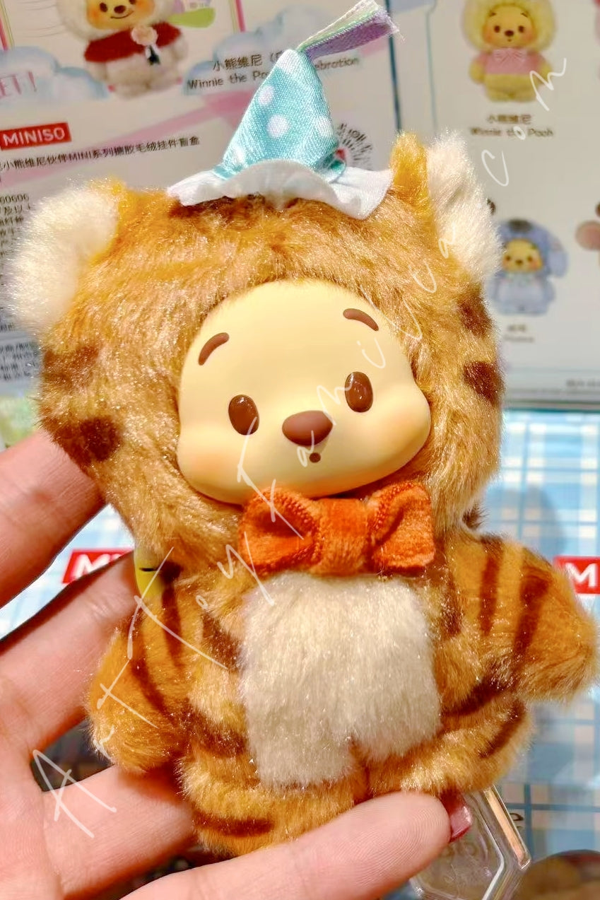 Miniso Disney Winnie The Pooh Friends MINI Series Vinyl Plush Charm Blind Box Tigger