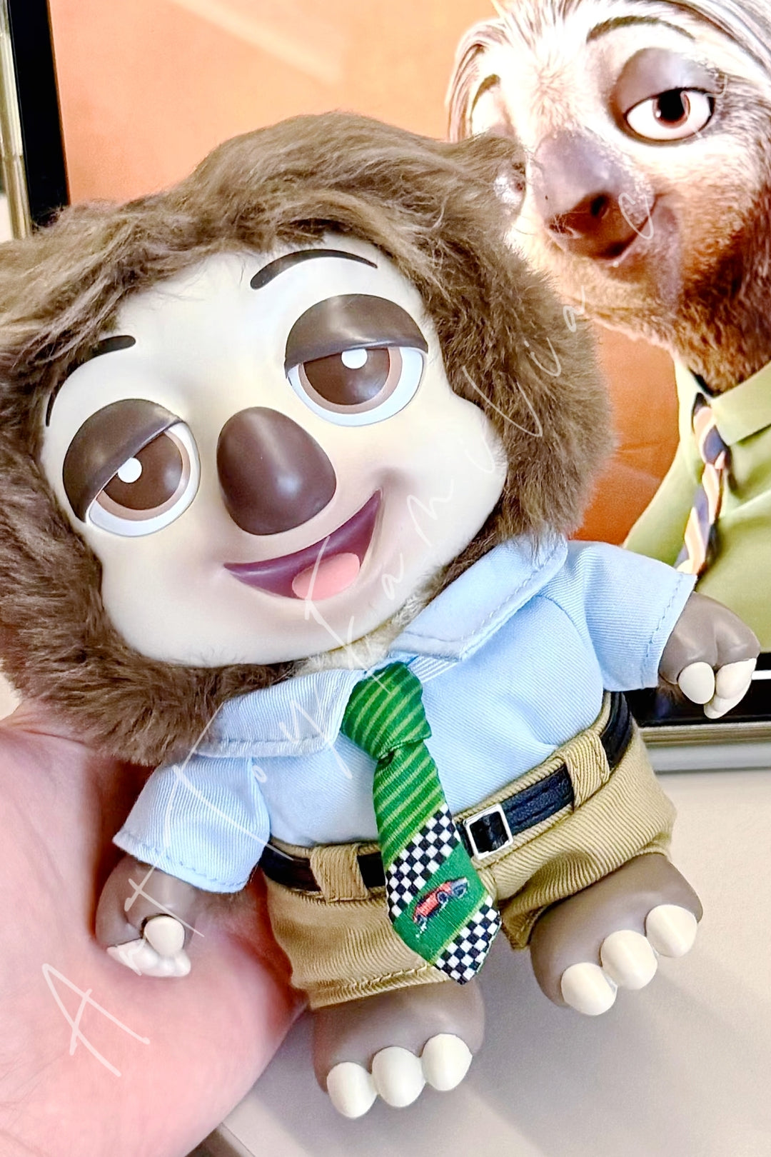 Miniso Disney Zootopia 2 Daily Life Series Vinyl Plush Pendant Flash