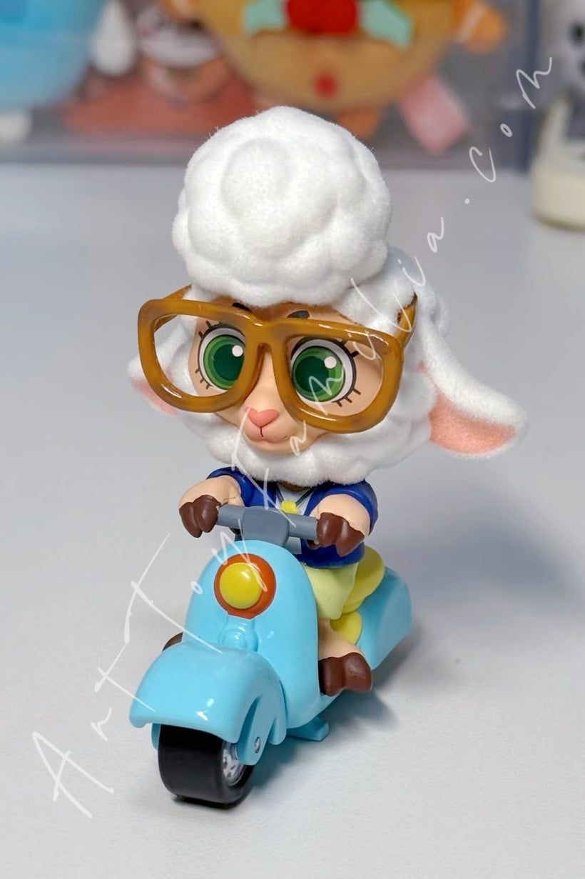Miniso Disney Zootopia Dudu Fun Car Series Blind Box Figure Assistant Mayor Bellwether