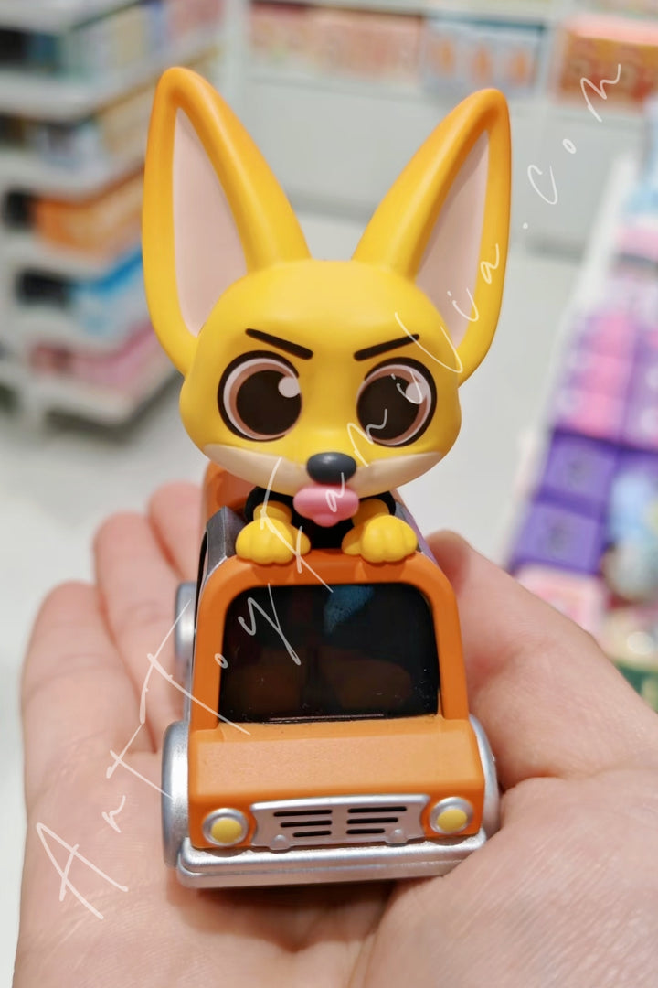 Miniso Disney Zootopia Dudu Fun Car Series Blind Box Figure Finnick