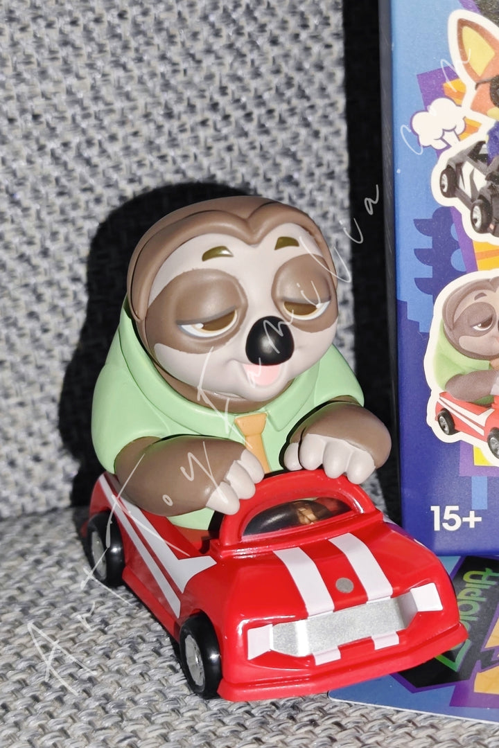 Miniso Disney Zootopia Dudu Fun Car Series Blind Box Figure Flash
