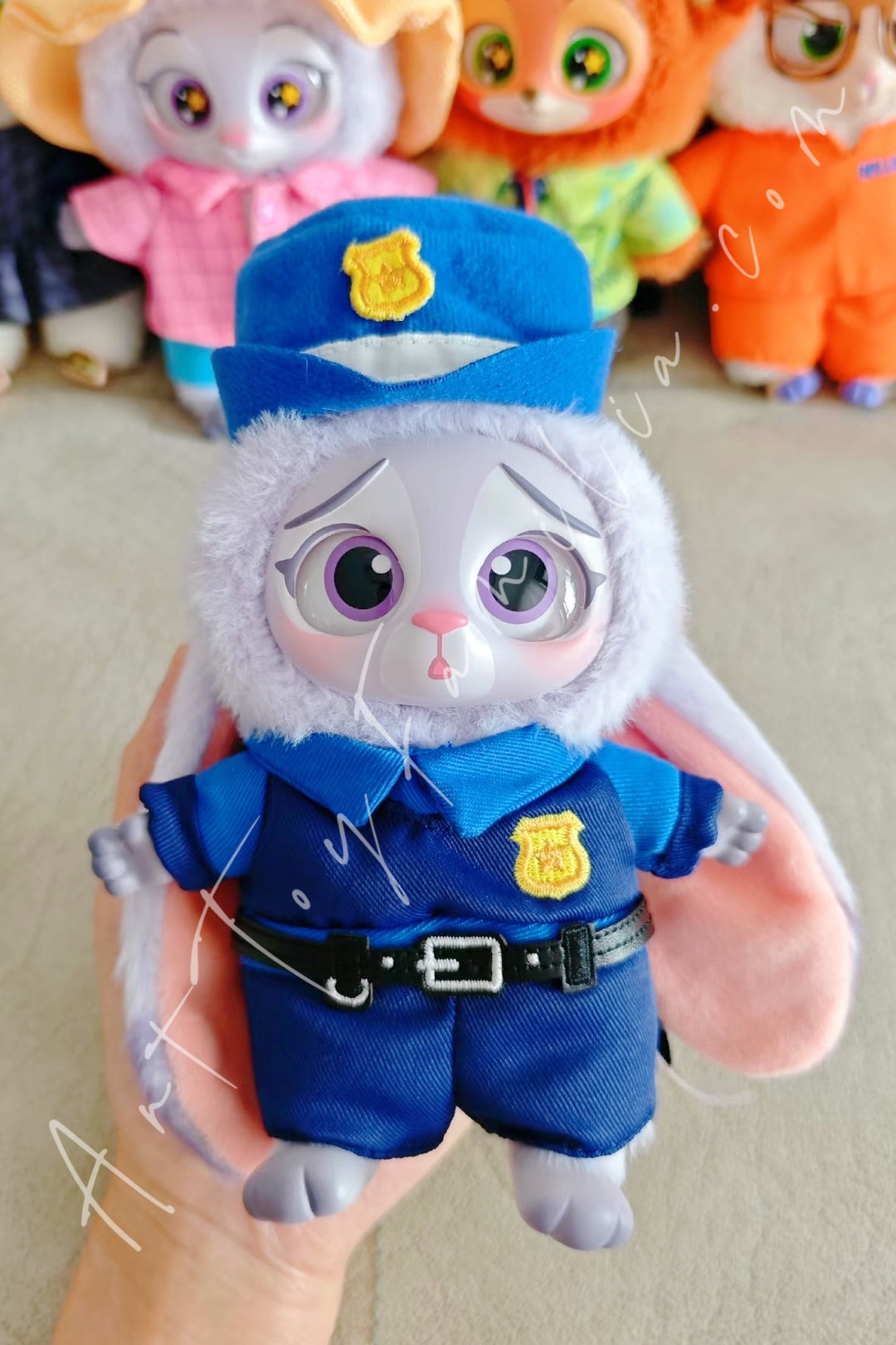Miniso Disney Zootopia Series Vinyl Plush Pendant Officer Judy