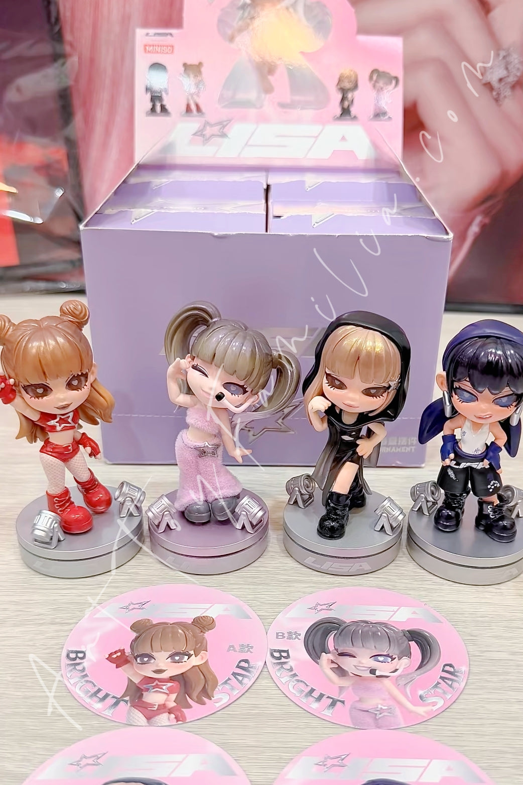 Miniso Lisa Alterego Bright Star Series Blind Box Sealed full Set