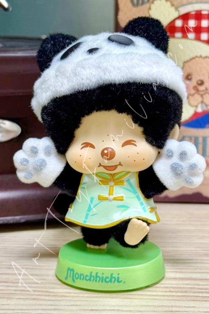 Miniso Monchhichi Global Journey Series Figure Blind Box Chubby Panda
