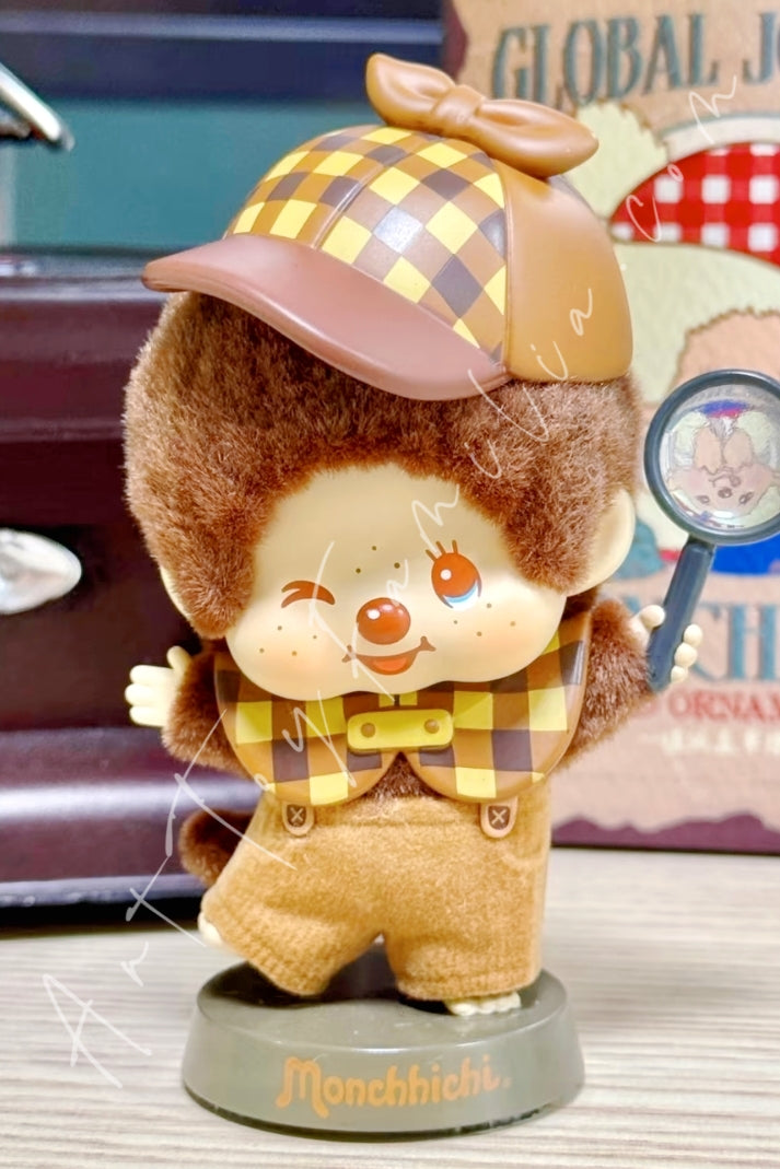 Miniso Monchhichi Global Journey Series Figure Blind Box Misty Lane Detective