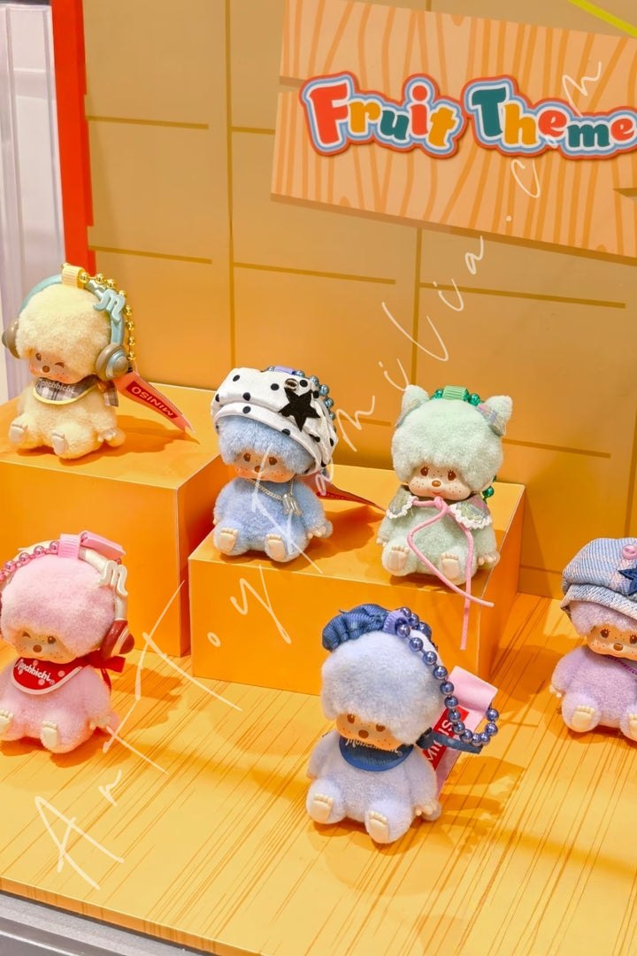 Miniso Monchhichi Macaron Mambo Series Plush Pendant Blind Box Sealed Full Set